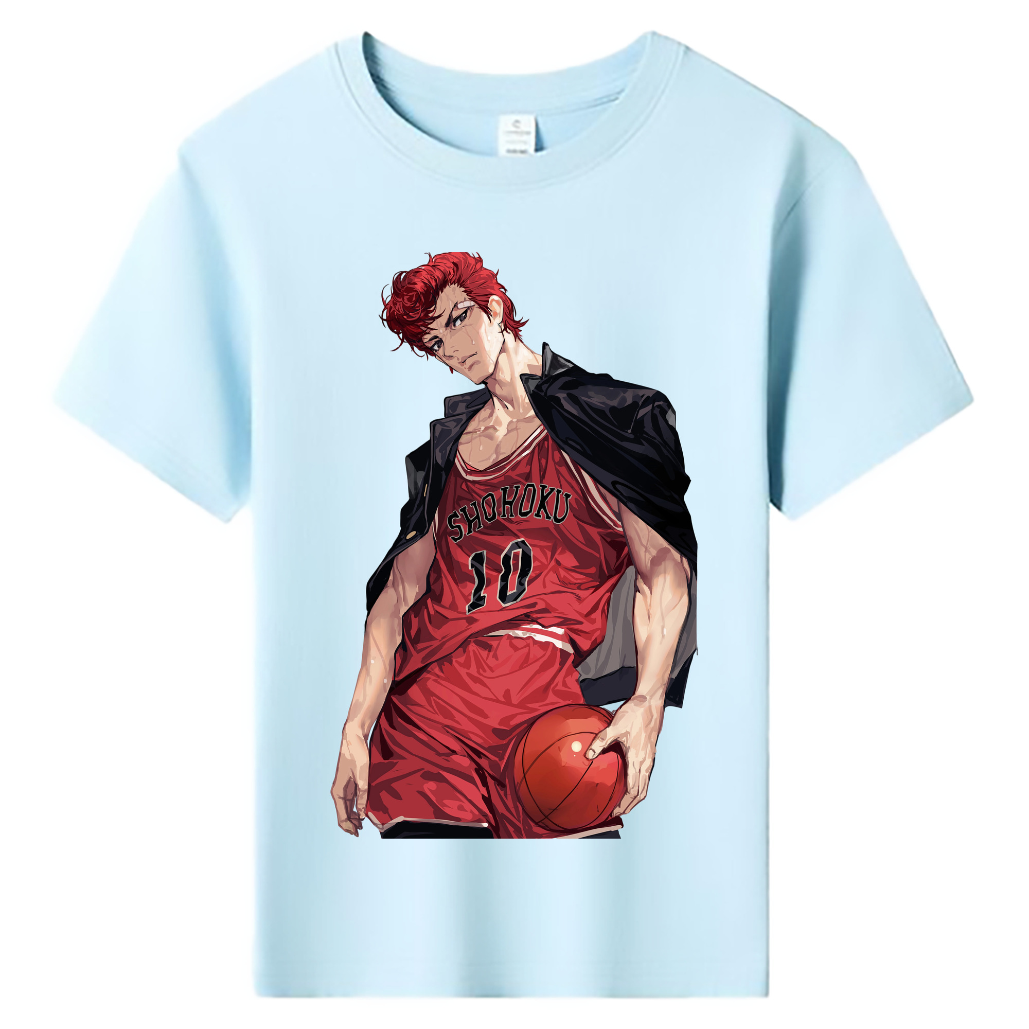 （画像用） SLAM DUNK／スラムダンク 綿100％キッズTシャツ（フロントプリント）